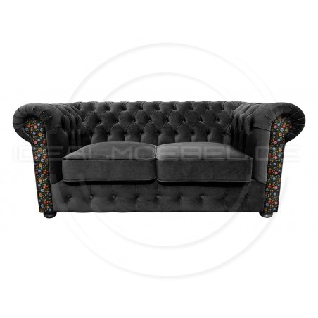 Chesterfield Sofa March mit Anmut Volksmuster 2,5-Sitzer