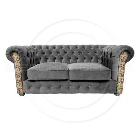 Chesterfield Sofa March mit Anmut Volksmuster 2,5-Sitzer