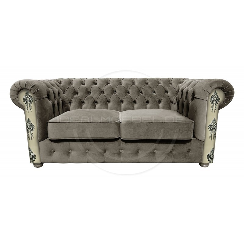 Chesterfield Sofa March mit Anmut Volksmuster 2,5-Sitzer