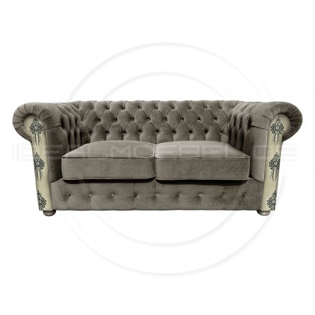 Chesterfield Sofa March mit Anmut Volksmuster 2,5-Sitzer