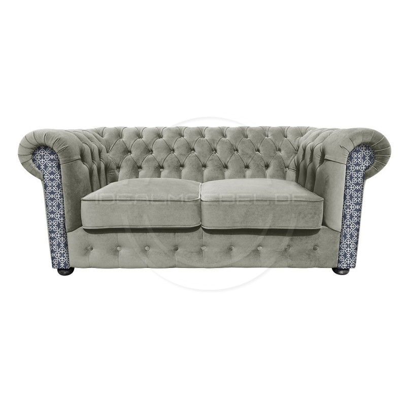 Chesterfield Sofa March mit Anmut Mandala-Muster 2,5-Sitzer