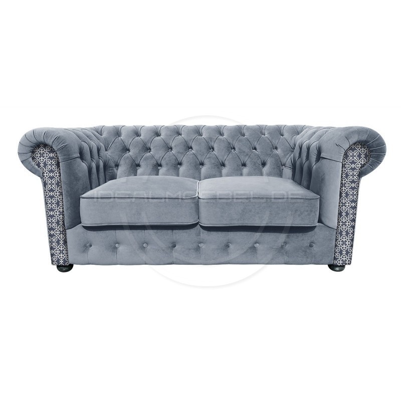 Chesterfield Sofa March mit Anmut Mandala-Muster 2,5-Sitzer