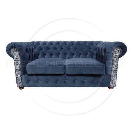 Chesterfield Sofa March mit Anmut Mandala-Muster 2,5-Sitzer