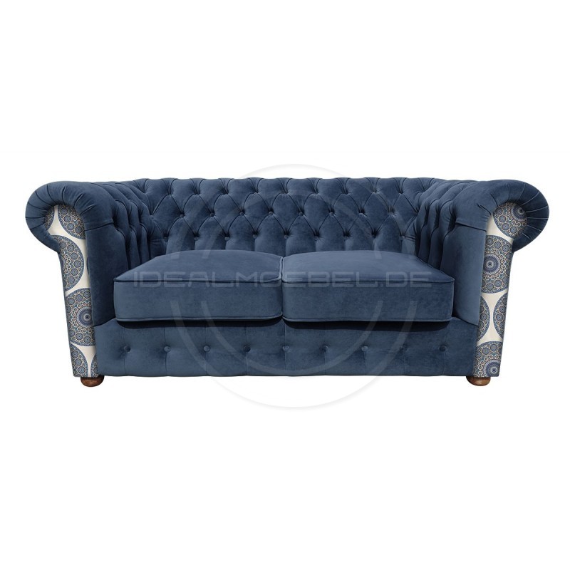 Chesterfield Sofa March mit Anmut Mandala-Muster 2,5-Sitzer