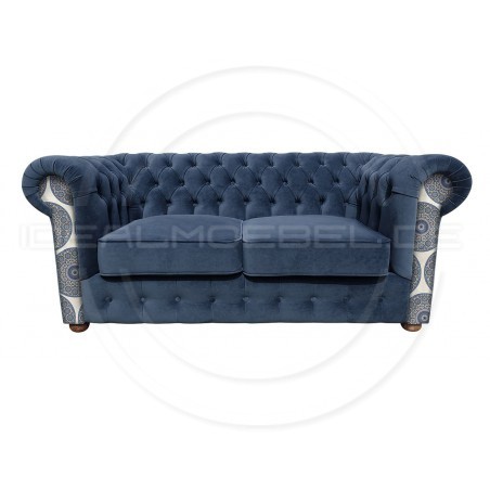 Chesterfield Sofa March mit Anmut Mandala-Muster 2,5-Sitzer
