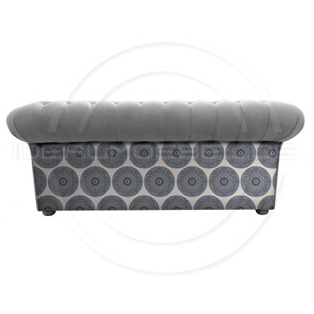 Chesterfield Sofa March mit Anmut Mandala-Muster 2,5-Sitzer