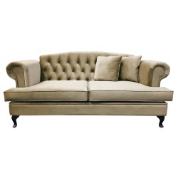 Chesterfield Sofa Dorset Samt 2-Sitzer