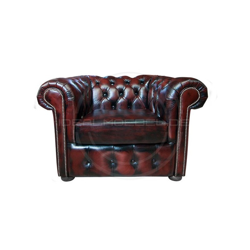Chesterfield Ledersessel Vintage Classic