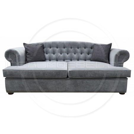 Chesterfield Schlafsofa Dorset Plus mit Schlaffunktion, Samt 3-Sitzer