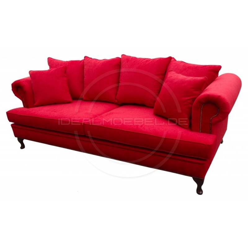 Sofa Dorset Ludwik Samt 3-Sitzer