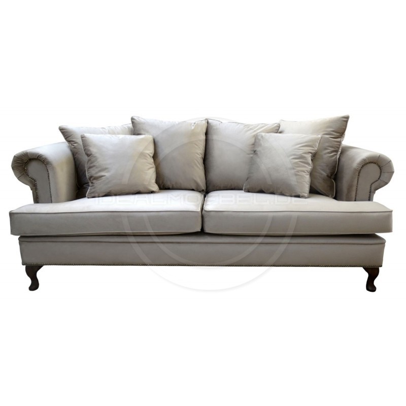 Sofa Dorset Ludwik Samt 3-Sitzer