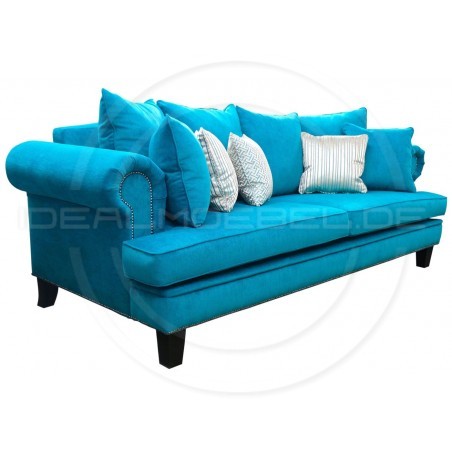 Sofa Dorset Samt 3-Sitzer