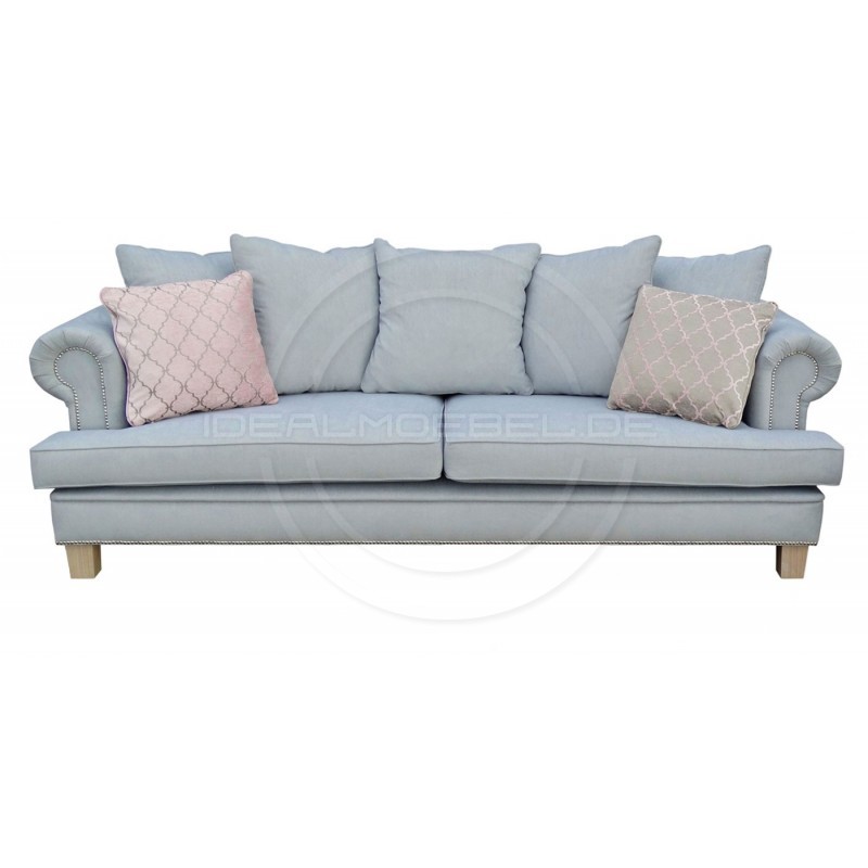 Sofa Dorset Samt 3-Sitzer