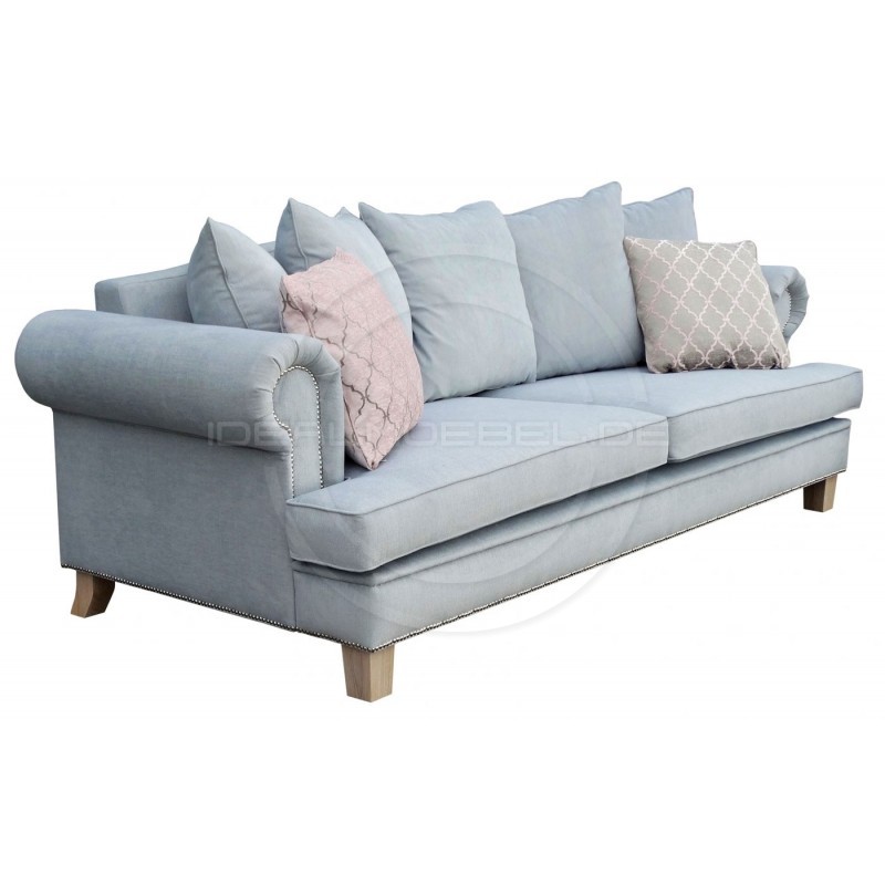 Sofa Dorset Samt 3-Sitzer