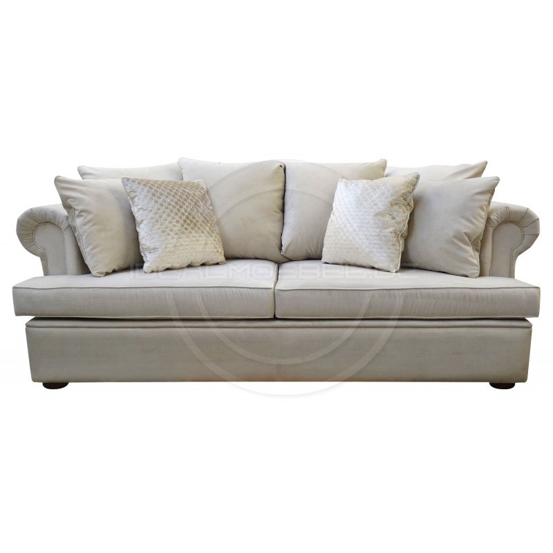 Schlafsofa Dorset Plus mit Schlaffunktion Samt 3-Sitzer