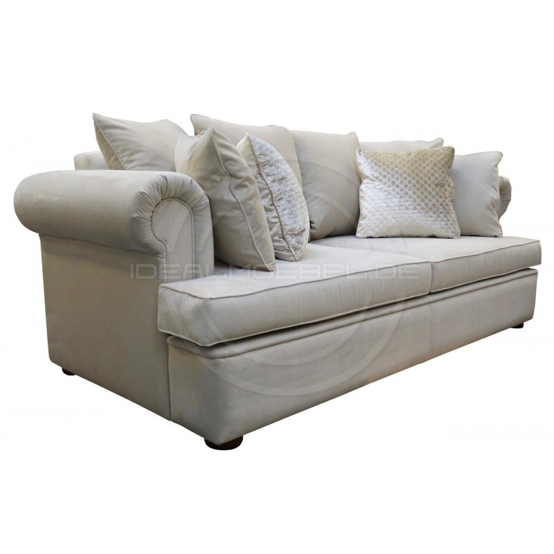 Schlafsofa Dorset Plus mit Schlaffunktion Samt 3-Sitzer