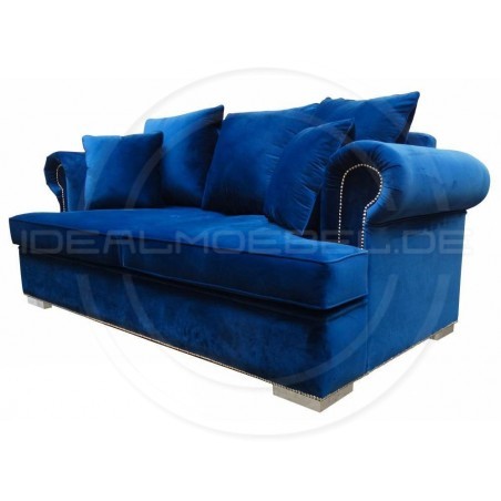 Schlafsofa Dorset Plus mit Schlaffunktion Samt 3-Sitzer