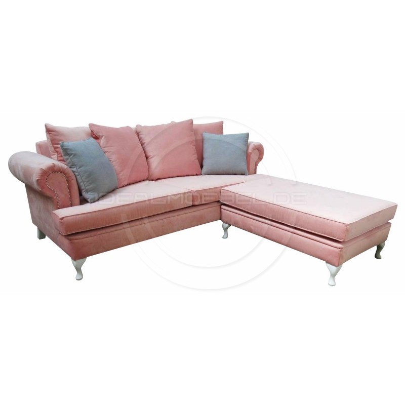 Ecksofa Modulare Dorset Ludwik Samt 235x200