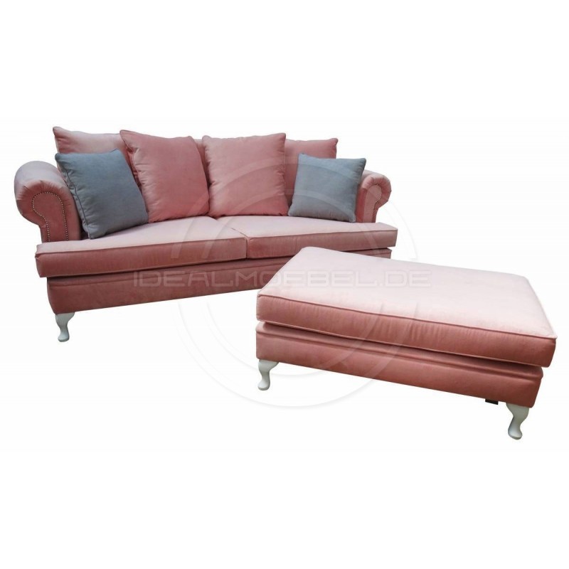 Ecksofa Modulare Dorset Ludwik Samt 235x200