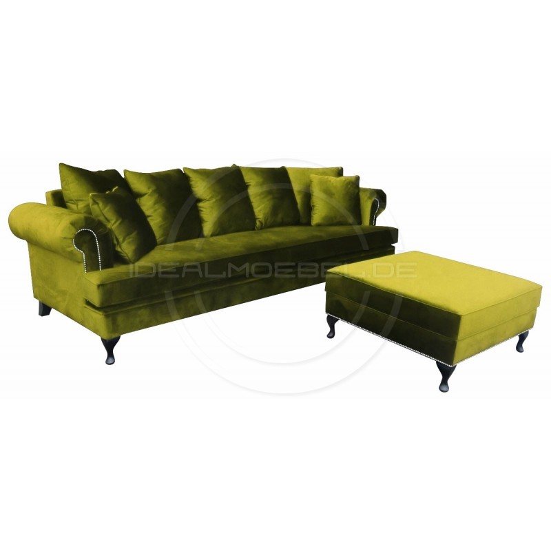 Ecksofa Modulare Dorset Ludwik Samt 250x200