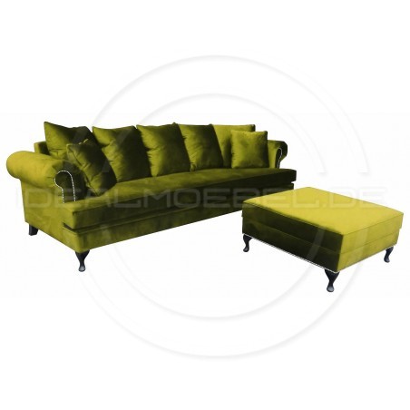 Ecksofa Modulare Dorset Ludwik Samt 250x200