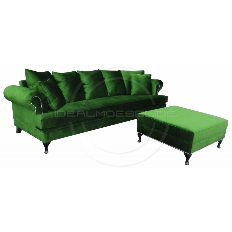 Ecksofa Modulare Dorset Ludwik Samt 250x200
