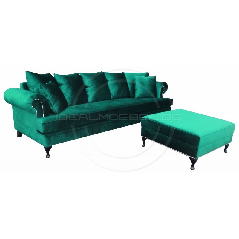 Ecksofa Modulare Dorset Ludwik Samt 250x200