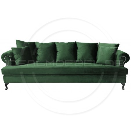 Sofa Dorset Ludwik Samt 4-Sitzer