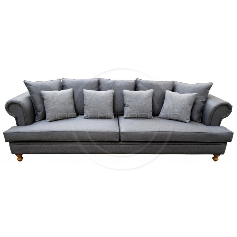 Sofa Dorset Ludwik Samt 4-Sitzer