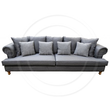 Sofa Dorset Ludwik Samt 4-Sitzer
