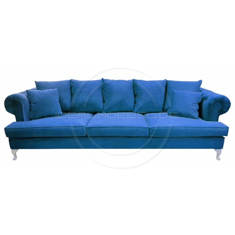 Sofa Dorset Ludwik Pik Samt 4-Sitzer