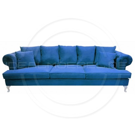 Sofa Dorset Ludwik Pik Samt 4-Sitzer