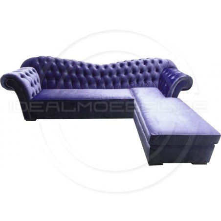 Chesterfield Ecksofa Morland 295x200 Samt