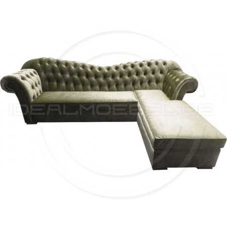 Chesterfield Ecksofa Morland 295x200 Samt