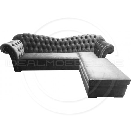 Chesterfield Ecksofa Morland 295x200 Samt