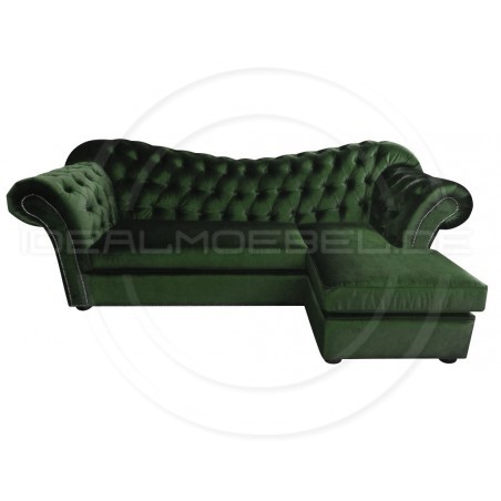 Chesterfield Ecksofa Morland 265x200 Samt