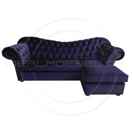 Chesterfield Ecksofa Morland 265x200 Samt