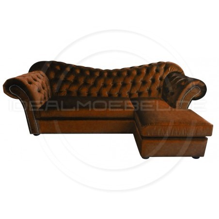 Chesterfield Ecksofa Morland 265x200 Samt