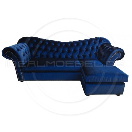 Chesterfield Ecksofa Morland 265x200 Samt