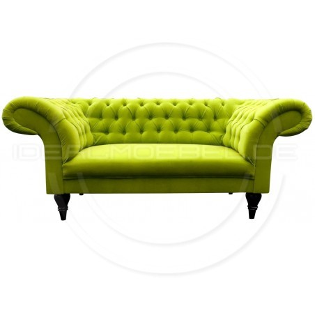 Chesterfield Sofa Belladiva Samt 2-Sitzer