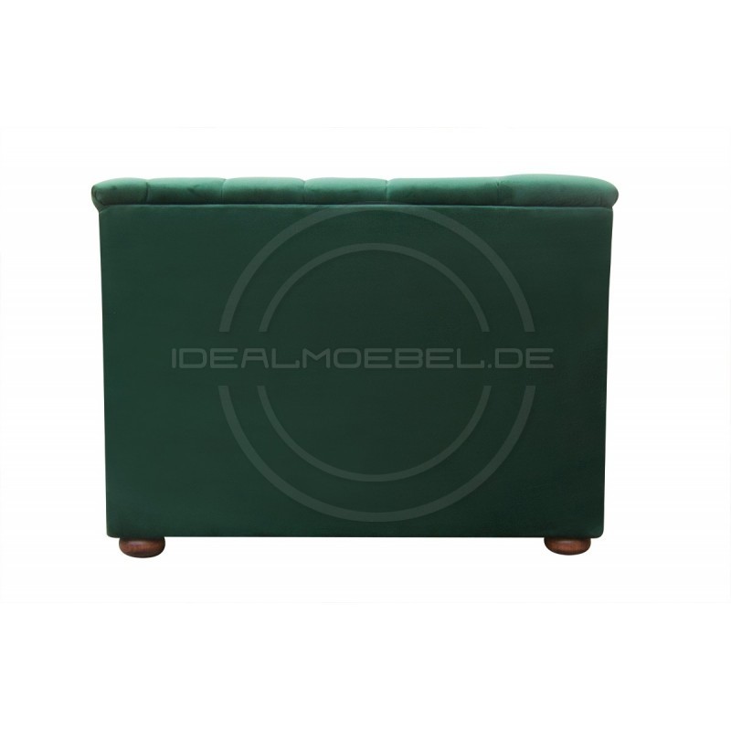 Kleines Chesterfield Schlafsofa Celebrity mit täglicher Schlaffunktion