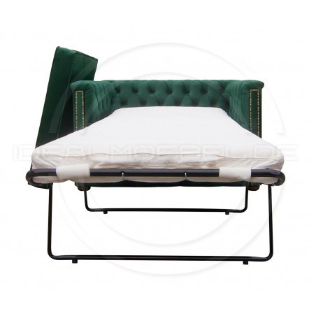Kleines Chesterfield Schlafsofa Celebrity mit täglicher Schlaffunktion