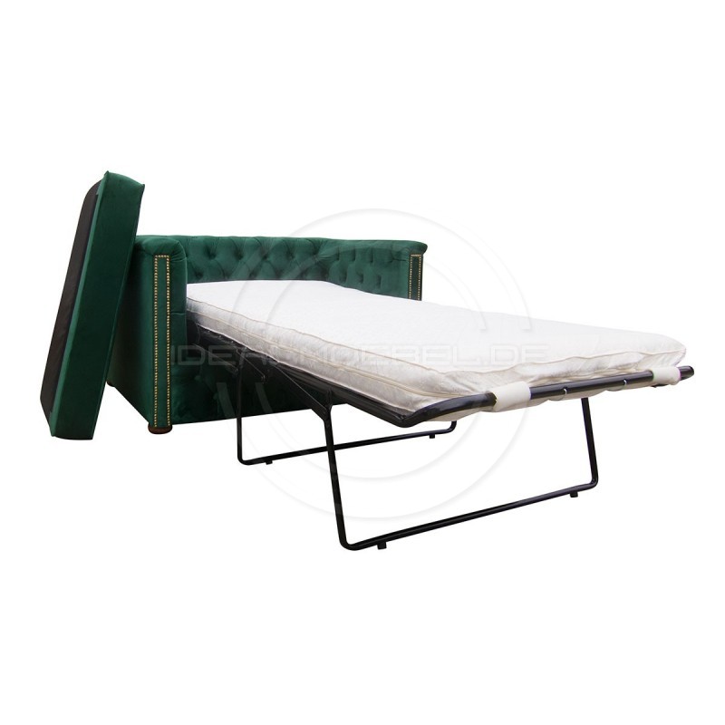 Kleines Chesterfield Schlafsofa Celebrity mit täglicher Schlaffunktion