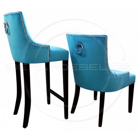 Stołek barowy chesterfield Tobiasz