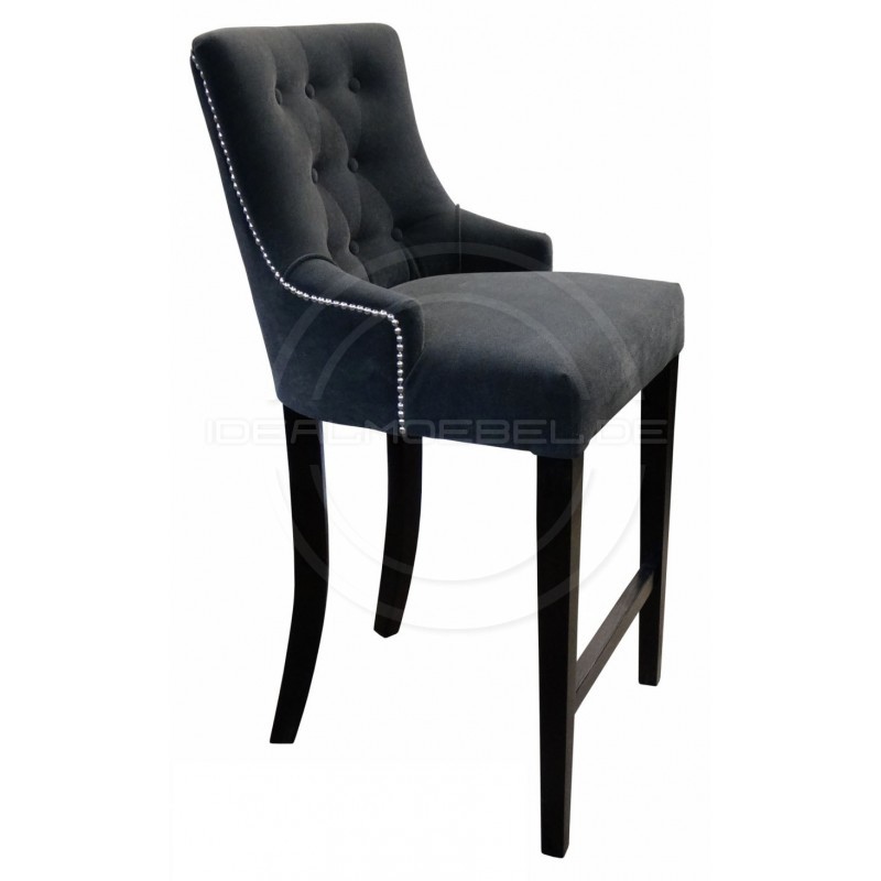 Stołek barowy chesterfield Tobiasz