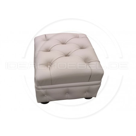 Chesterfield Lederhocker Normal