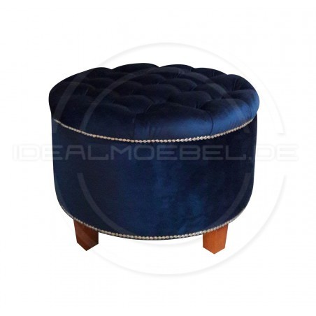 Chesterfield Hocker Eston Samt