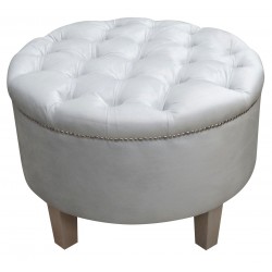 Chesterfield Hocker Eston Samt