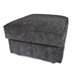 Chesterfield Hocker Classic Samt