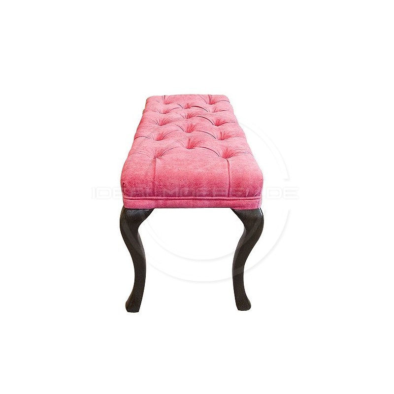 Chesterfield Sitzbänke Rose Samt